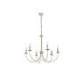 7_Brielle 6 Lts Pendant In Weathered Dove more views