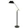 Brigg 60" High Matte Black And Aged Brass Floor Lamp