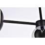 7_Briggs 26" Flush Mount In Black With White Shade more views