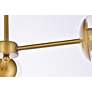 7_Briggs 26" Flush Mount In Brass With Clear Shade more views