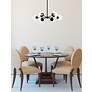 3_Briggs 30" Pendant In Black With Clear Shade more views