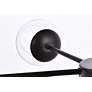 6_Briggs 30" Pendant In Black With Clear Shade more views