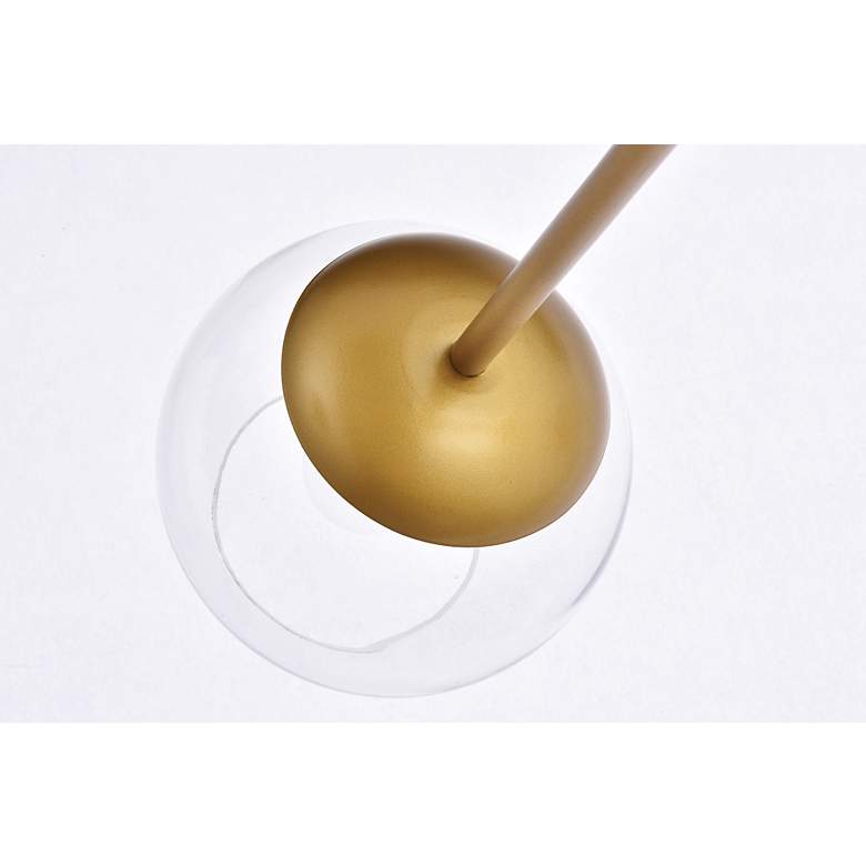 Image 7 Briggs 30" Wide Brass 6-Light Chandelier more views