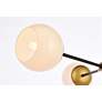 6_Briggs 32" Pendant In Black And Brass With White Shade more views