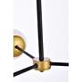 7_Briggs 32" Pendant In Black And Brass With White Shade more views