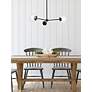 3_Briggs 32" Pendant In Black With Clear Shade more views