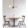 3_Briggs 32" Pendant In Black With White Shade more views