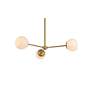 4_Briggs 32" Pendant In Brass With White Shade more views
