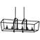 Briggs 36" Wide Bronze 6-Light Kitchen Island Light Pendant