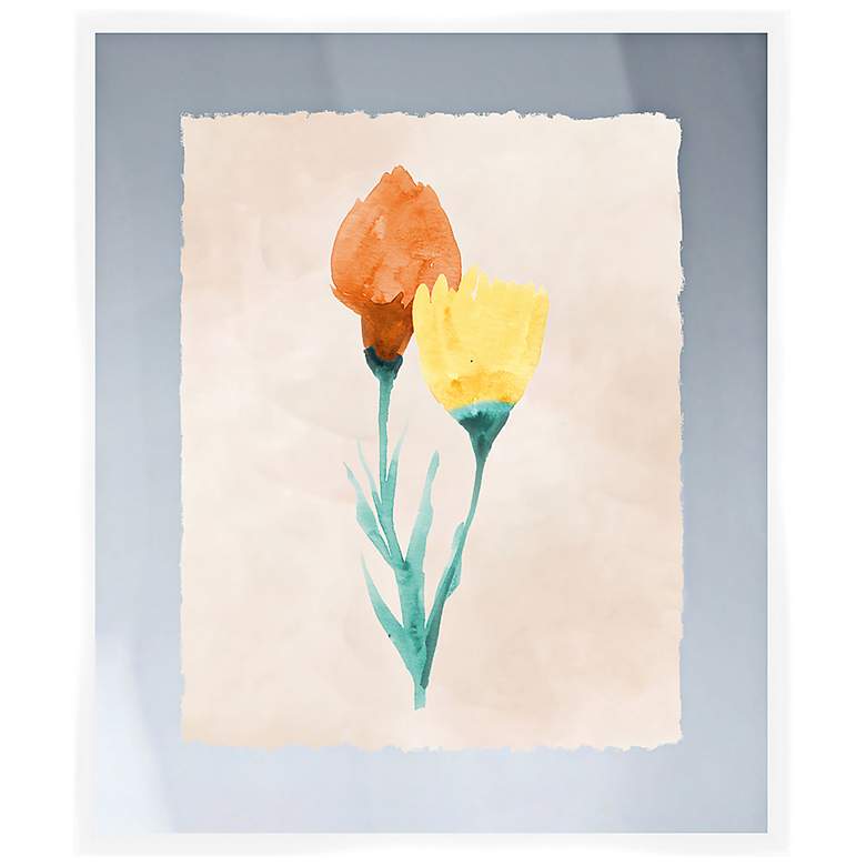 Image 1 Bright Bouquet I 26 inch High Framed Wall Art