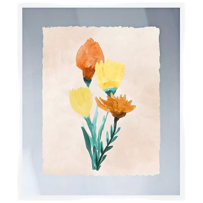 Image 1 Bright Bouquet II 26" High Framed Wall Art