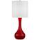 Bright Red 27 3/4" High Droplet Table Lamp