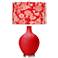 Bright Red Aviary Ovo Table Lamp