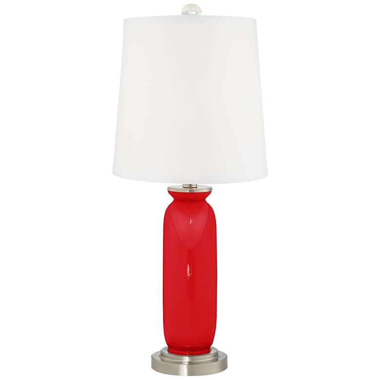 Image 4 Bright Red Carrie Table Lamp Set of 2 with Dimmers more views