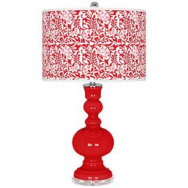 Image1 of Bright Red Gardenia Apothecary Table Lamp