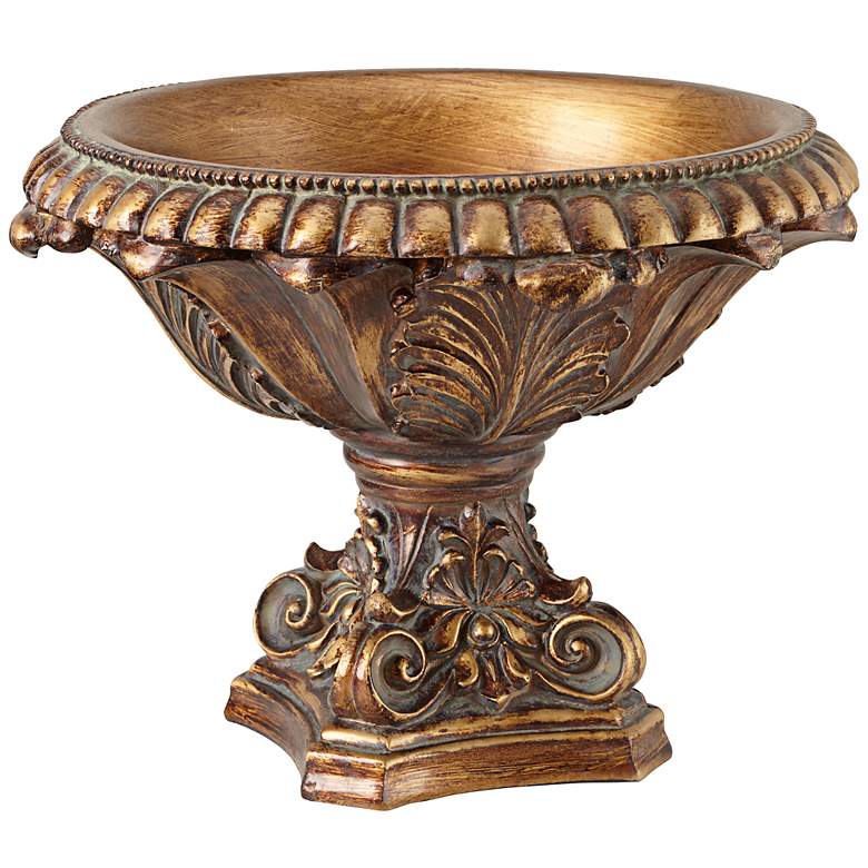 Brighton 13 inch Wide Bronze Finish Decorative Bowl