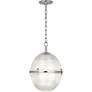 2_Brighton 13" Wide Polished Nickel Ball Pendant Light more views