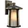 Brighton 16" High Smoked Bronze Outdoor Wall Light