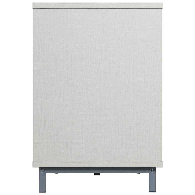 Image 6 Brighton 60" Wide Beige Wood Rectangular 7-Shelf TV Stand more views