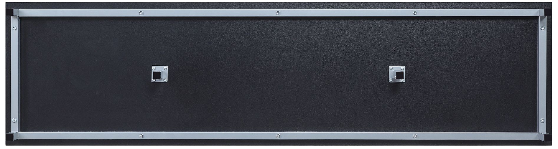 Brighton 60" Wide Onyx Wood Rectangular 7-Shelf TV Stand in scene