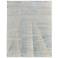 Brighton Abstract Hand Knotted Blue Area Rug 2' x 3'