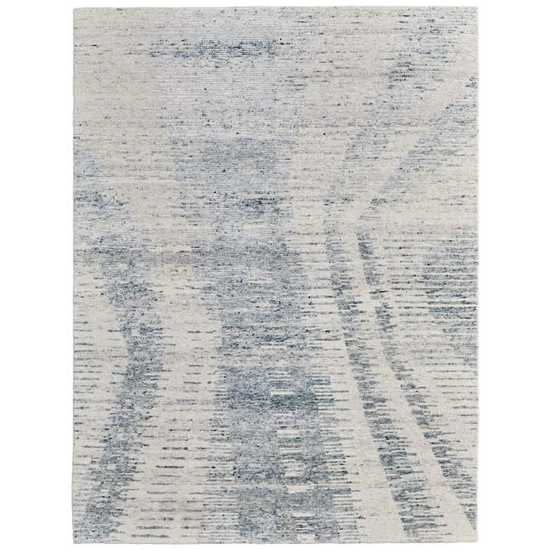 Image 1 Brighton Modern Abstract Hand Knotted Ivory Area Rug 69CGF