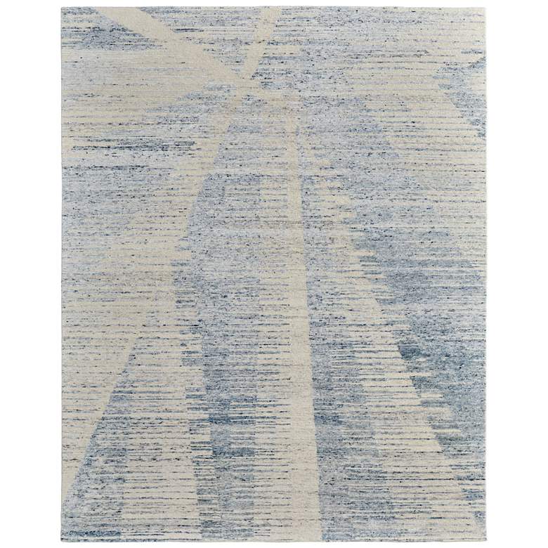 Image 1 Brighton Modern Abstract Hand Knotted Ivory Area Rug 69CHF