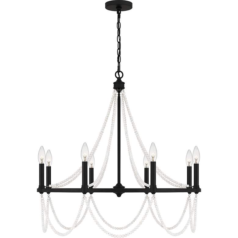 Image 5 Brigitta 8-Light Matte Black Chandelier more views