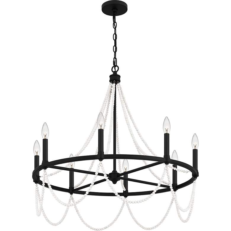 Image 6 Brigitta 8-Light Matte Black Chandelier more views