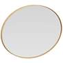 5_Brigitte 36" x 48" Gold Wall Mirror more views