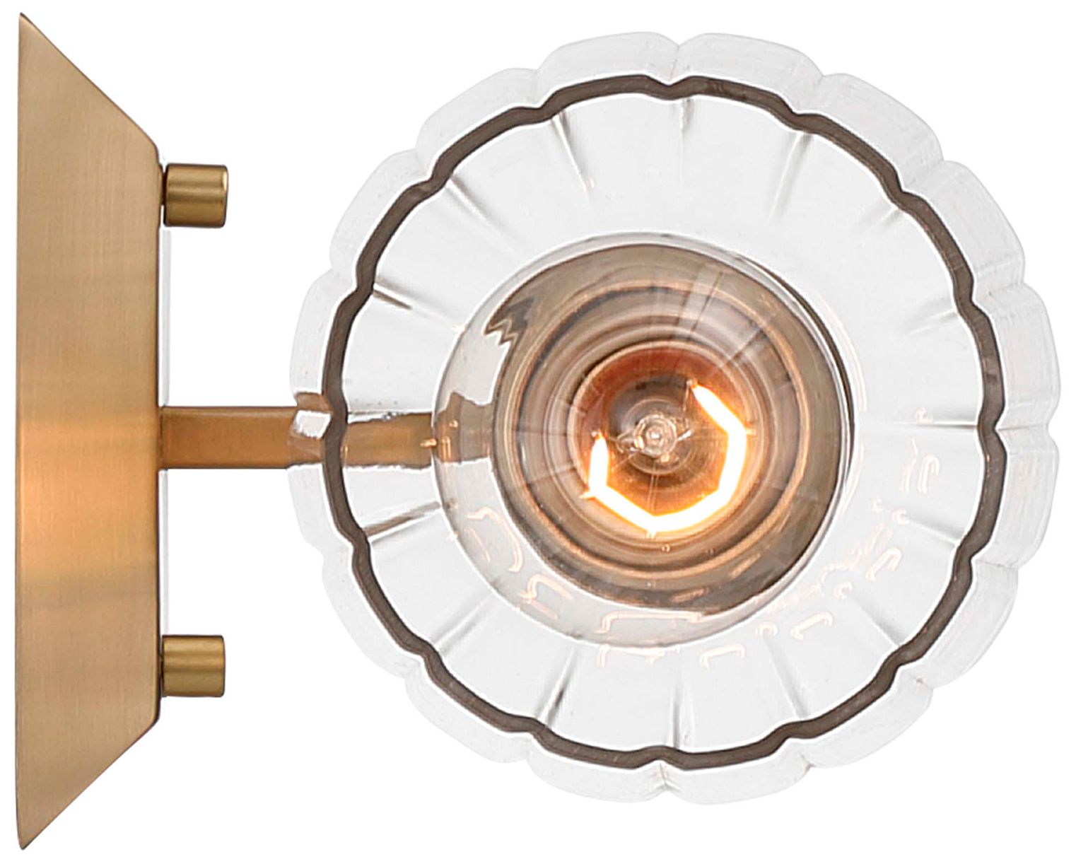 Image 4 Brilia 1-light Wall Sconce Vanity in BCB with Fluted Glass more views