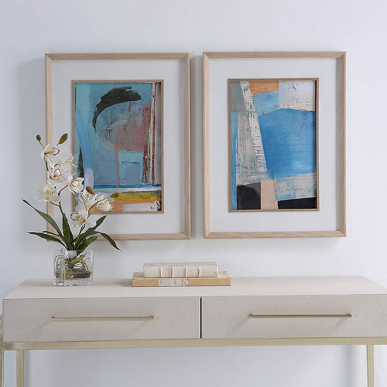 Image 3 Brilliant Clouds 25 1/2" High 2-Piece Framed Wall Art Set more views