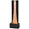 Brilliant Falls 48" High Hammered Copper LED Floor Fountain