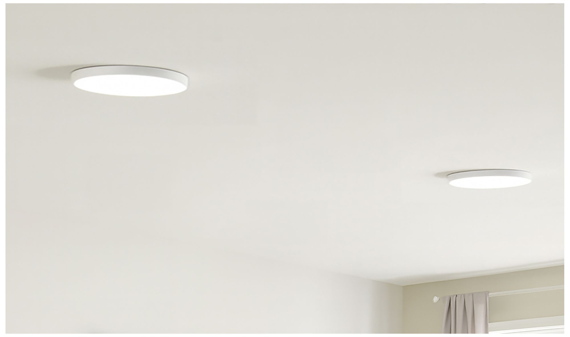 Image 5 Brim 12" Wide White LED Flush Mount more views