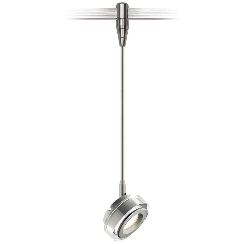 Image 1 Brim 3" Wide Satin Nickel LED Monorail Track Head