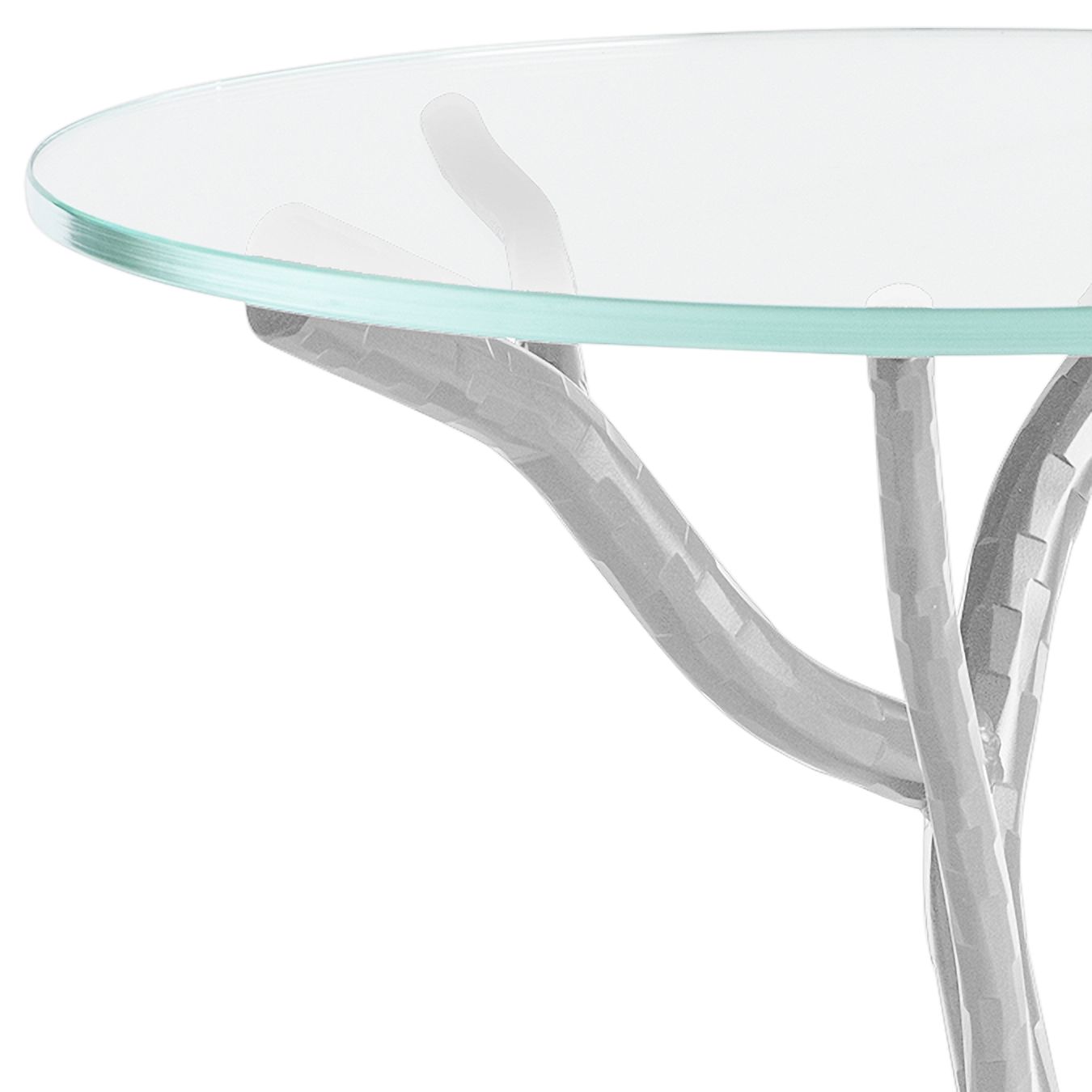 Image 2 Brindille 18" Wide Vintage Platinum Accent Table more views