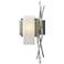 Brindille 19"H Vintage Platinum Left-Side ADA Wall Sconce