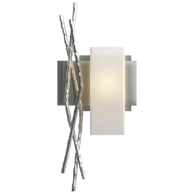Image 1 Brindille 19"H Vintage Platinum Right-Side ADA Wall Sconce