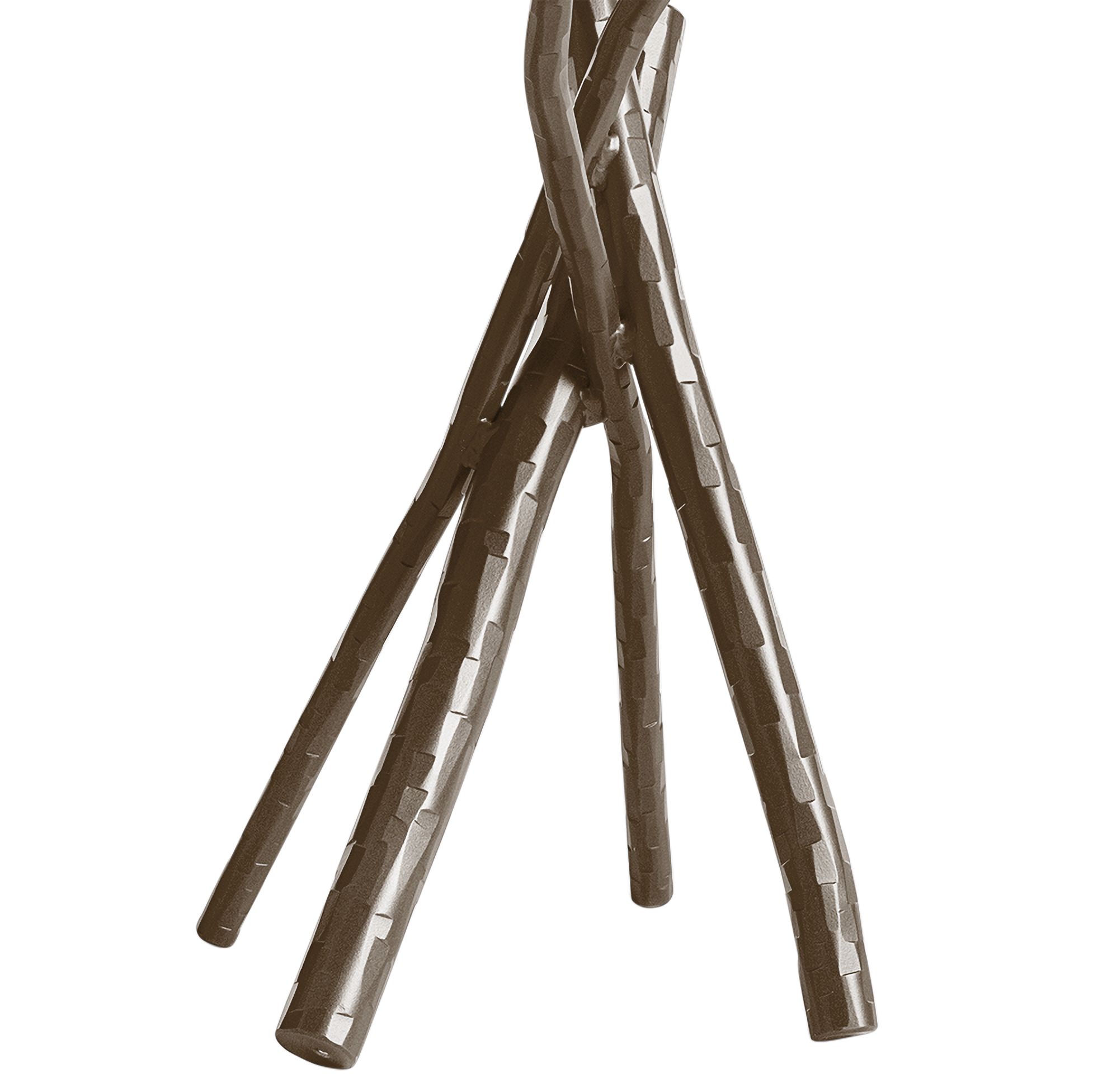 Image 3 Brindille 25.9" High Bronze Accent Table more views