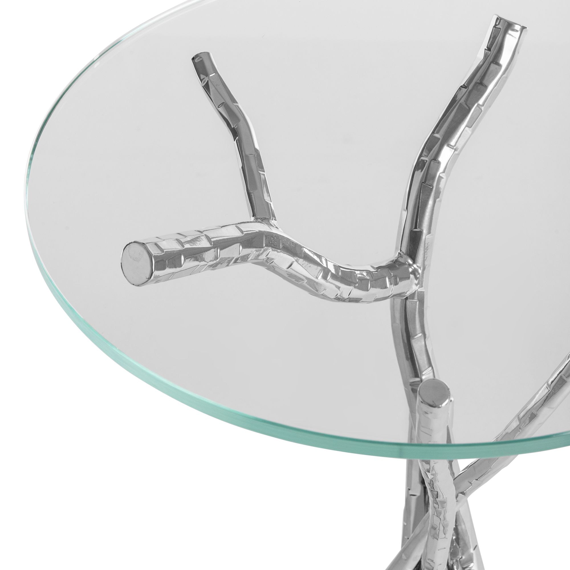 Image 5 Brindille 25.9" High Sterling Accent Table more views