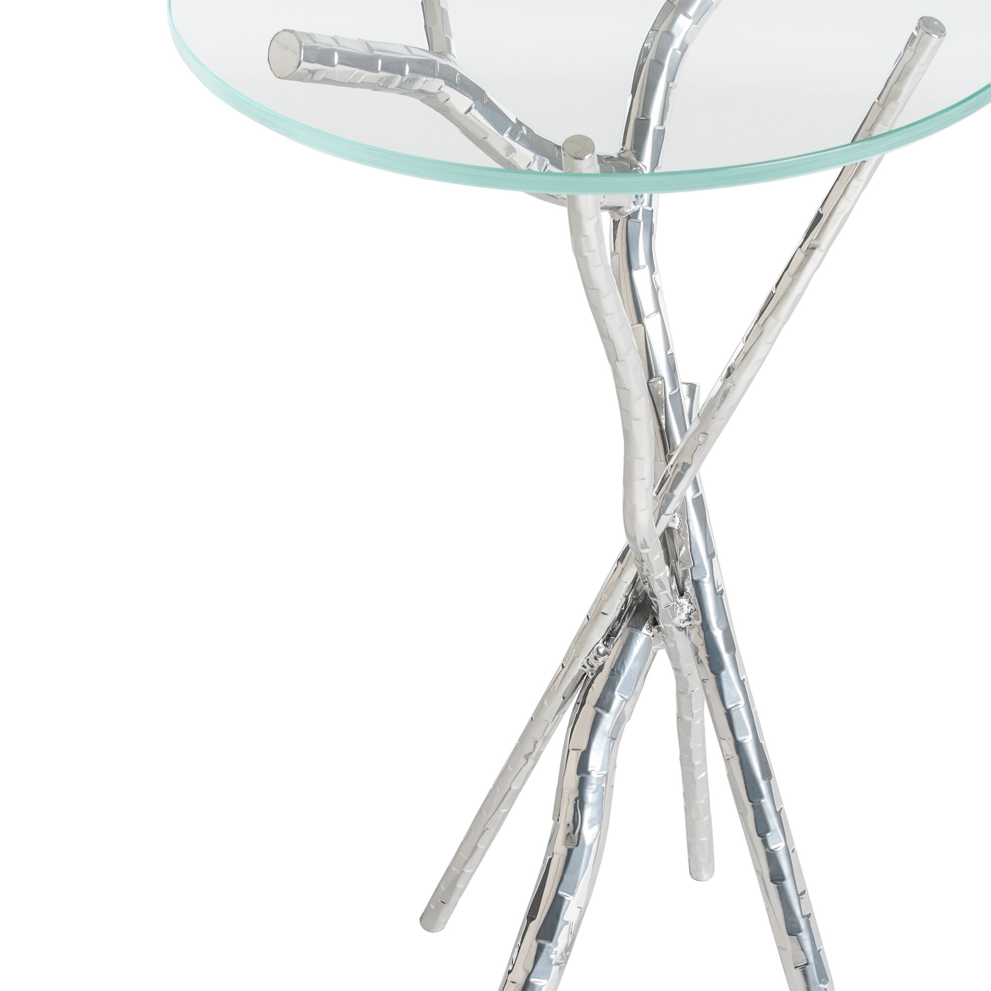 Image 6 Brindille 25.9" High Sterling Accent Table more views
