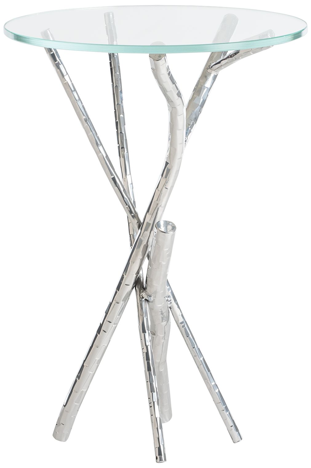 Image 7 Brindille 25.9" High Sterling Accent Table more views