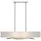 Brindille 42" Wide Sterling Pendant With Natural Anna Shade