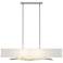 Brindille 42" Wide Vintage Platinum Pendant With Natural Anna Shade