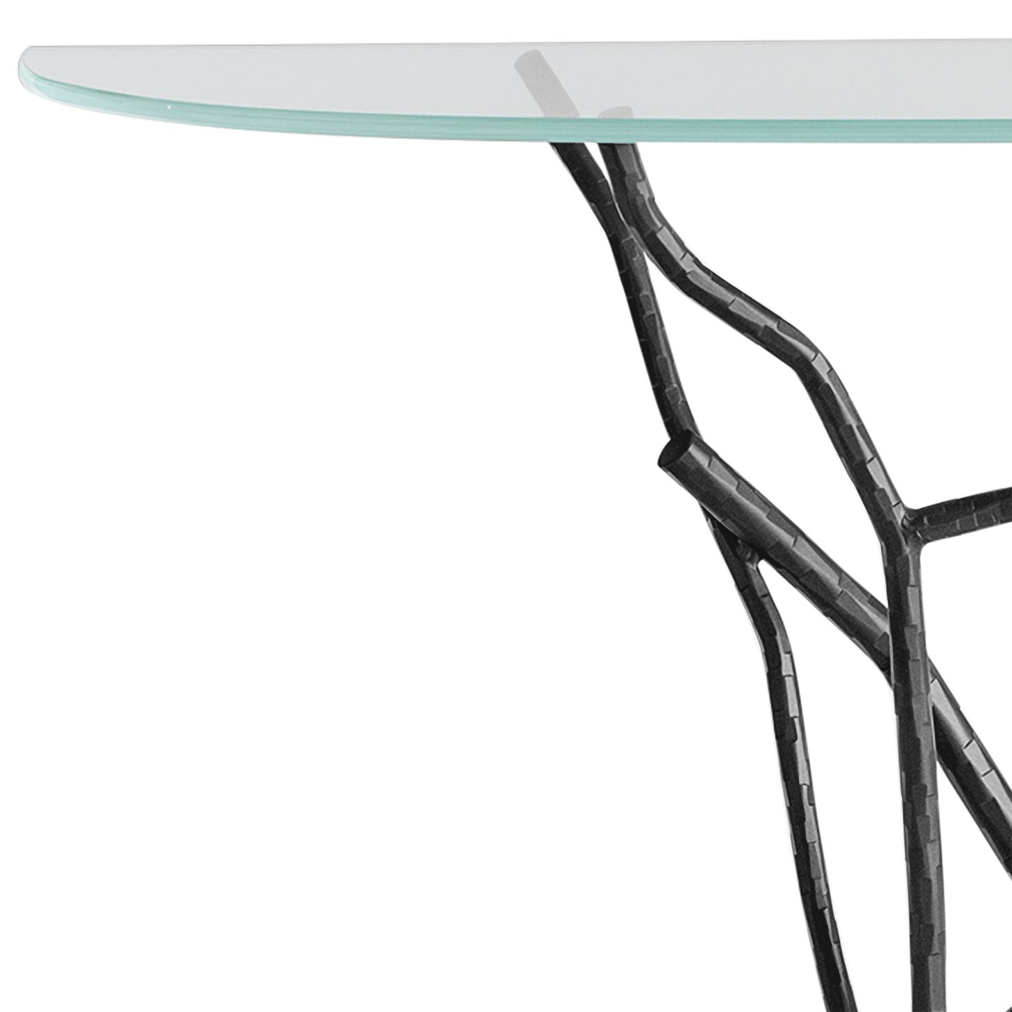 Image 2 Brindille 52" Wide Black Console Table more views