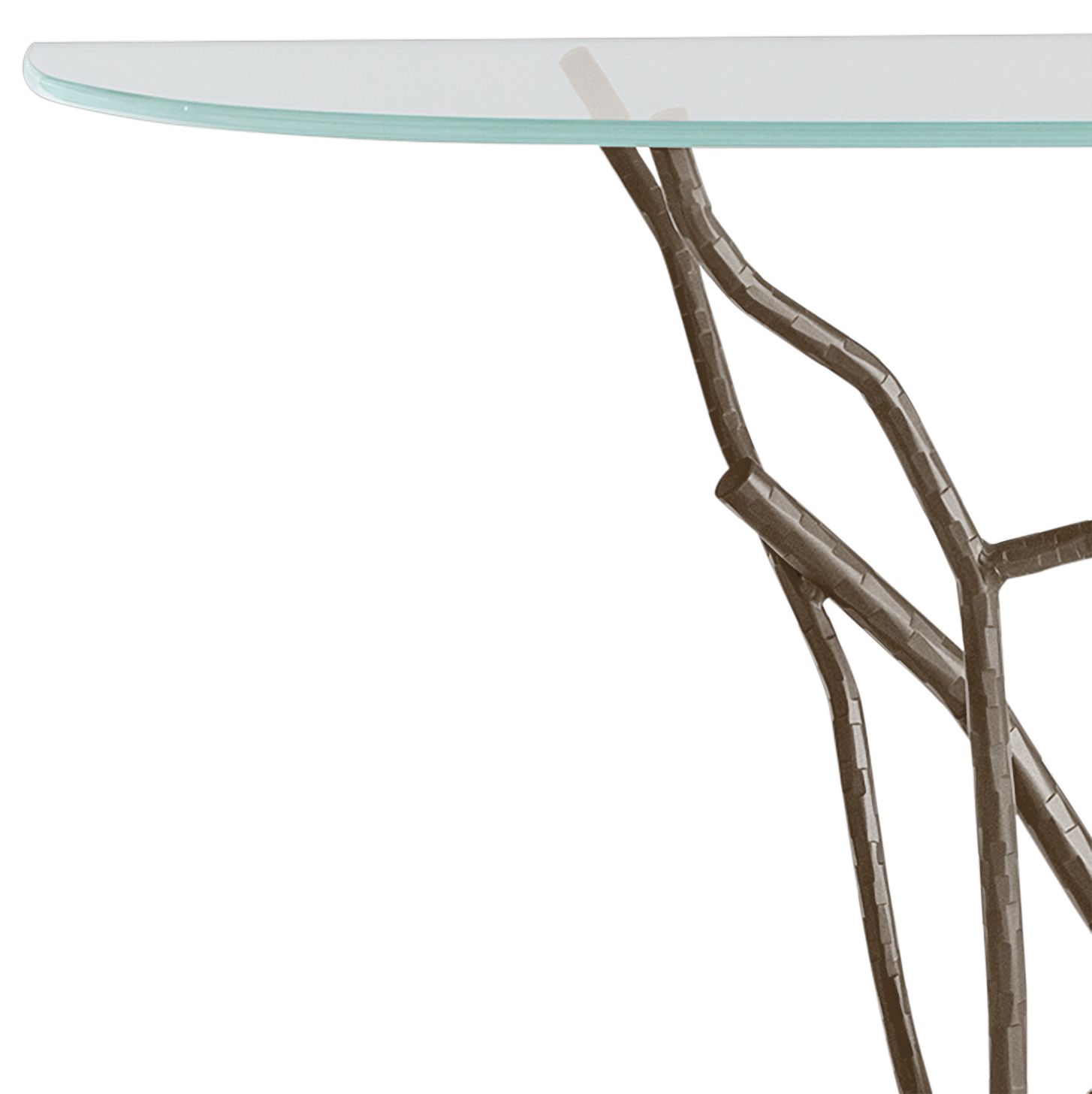 Image 2 Brindille 52" Wide Bronze Console Table more views