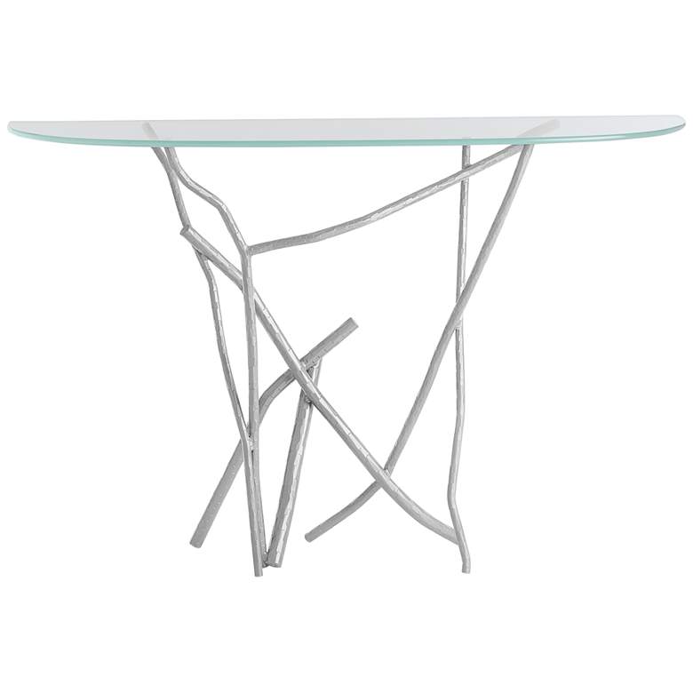 Image 1 Brindille 52" Wide Vintage Platinum Console Table