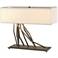 Brindille Table Lamp - Natural Iron Finish - Natural Anna Shade