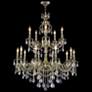 Brindisi 36" Wide Monaco Bronze 15-Light Chandelier