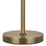 Brindisi Antique Brass Metal 2-Light LED Accent Table Lamp